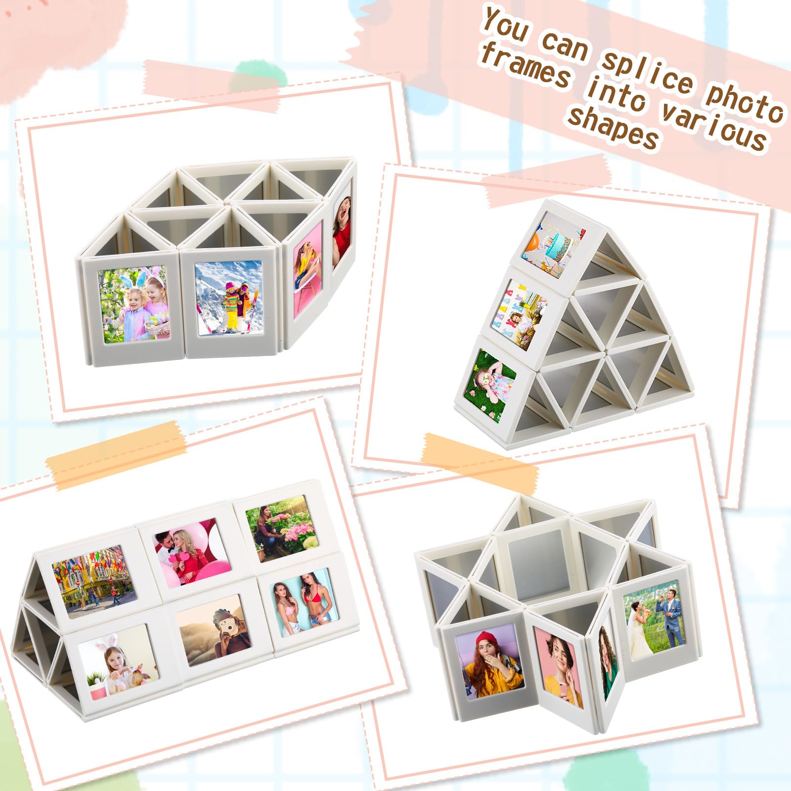 Amazon.com - Suzile 30 Pack Mini Magnetic Picture Frames 2x3 Inch